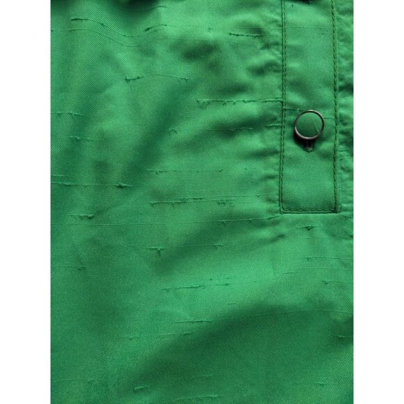 Vintage 70s QIANA Shantung Dagger Collar Button Front Midi Shirt Dress, Sz. 6/8 - Picture 8 of 13